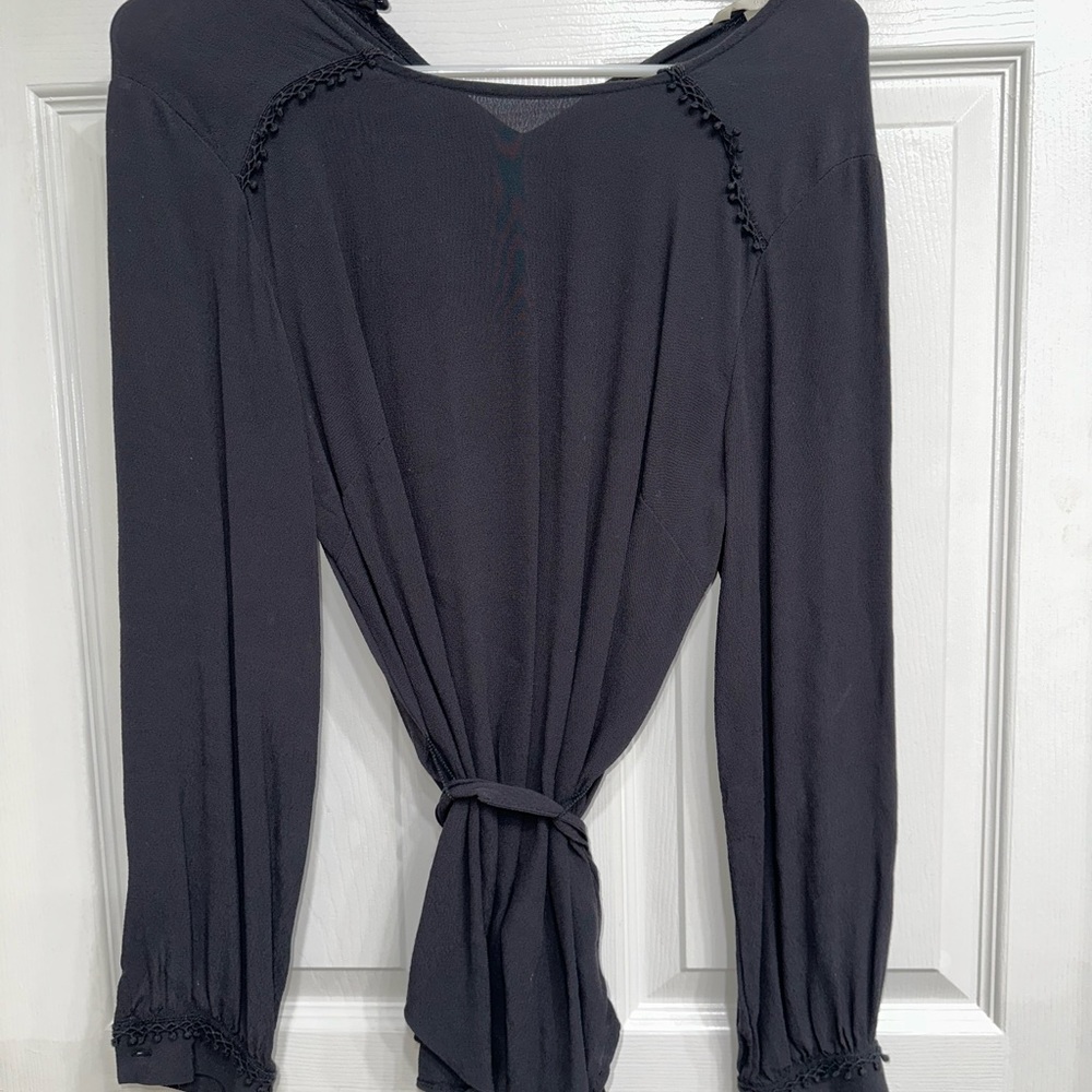 Blouse with belt